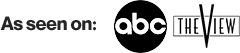 As seen on ABC and The View